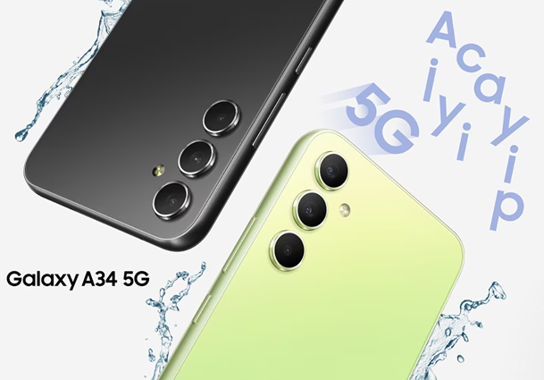 Samsung Galaxy A34 128 GB Siyah Akıllı Telefon