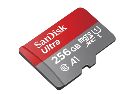 SanDisk Ultra SDSQUAC-256G-GN6MN Class 10 UHS-I U1 A1 256 GB Micro SD Kart