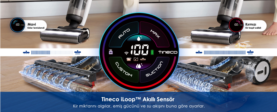 Tineco Floor One S7 Flashdry IslakKuru Dikey Şarjlı Süpürge