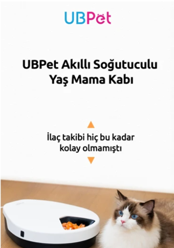 Ubtech UBPET Akıllı Soğutuculu Yaş Mama Kabı