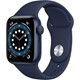 Apple Watch Series 6 GPS 40mm Mavi Alüminyum Kasa ve Koyu Lacivert Spor Kordon Akıllı Saat