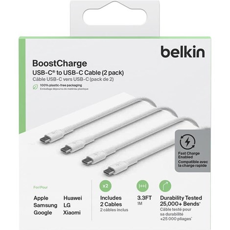 Belkin BoostCharge USB-C USB-C 2li Paket Kablo