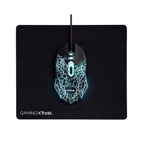 Trust 24752 Basic Mouse ve Mousepad-Siyh